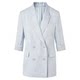 Langzi 25 high-end commuting double-breasted suit jacket commuting style casual suit 2026 summer ຮູບແບບໃຫມ່