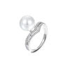 Light luxury and high-end crown pearl ring