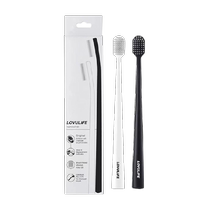 Yuemo Lovulife high-end toothbrush adult soft-bristle toothbrush couple men and women special ultra-fine 2-piece family pack