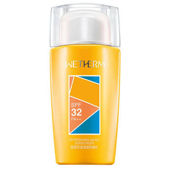 Wen Biquan sunscreen 32 ເທົ່າກັນນ້ໍາແລະ sweat-proof ແຍກຕ່າງຫາກ sunscreen ້ໍານົມ facial ການປົກປ້ອງພາຍນອກ UV ການຝຶກອົບຮົມທະຫານ sunscreen ສໍາລັບແມ່ຍິງ