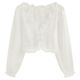 ອອກແບບ niche strappy versatility cardigan ຄໍ V slim