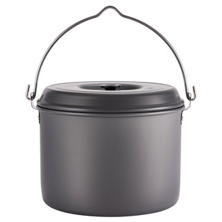 柯曼户外野炊专用吊锅便携大号铝锅 煮炖锅具套装野营用品MC-255