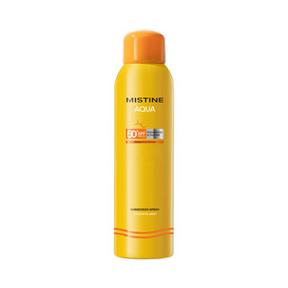 mistine mistine sunscreen spray 180ml stocking face men and women sunscreen cream small yellow hat