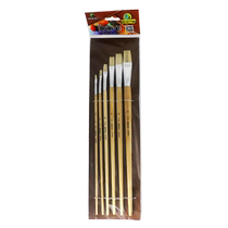 Marley brand G1716 oil painting brush set 6-pack brush bristle pig hair oil paint brush gouache pigment art special watercolor acrylic brush wall painting oil paint color brush painting pen