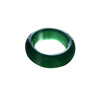 Natural green agate ring for men