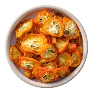 Late orange, dried kumquat, fragrant kumquat slices, sulfur-free support test, soak in water and drink as health tea and drink orange slices