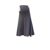 Maternity skirt spring and autumn new fashion mid-length hip-hugging fishtail skirt belly-supporting high-waisted knitted long skirt