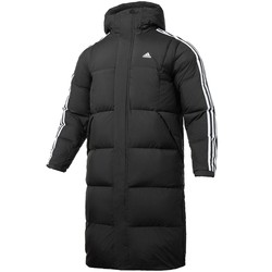 Adidas long down jacket women's winter new sports cotton coat hooded jacket warm men's cotton coat IT8714