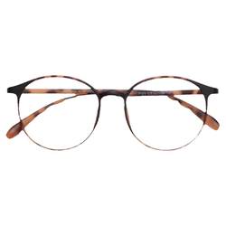 Anti-blue light leopard print frosted glasses frame can be equipped with myopia degree without makeup artifact high-end glasses frame flat mirror for women