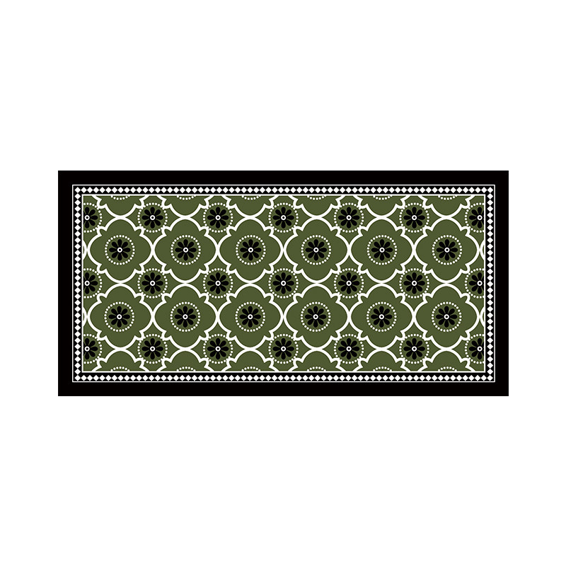 High-end kitchen entrance special floor mats, non-slip, oil-proof, wipeable, washable and stain-resistant, PVC leather floor mats, carpet mats