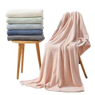 2条洁丽雅大人浴巾家用非纯棉全棉柔软吸水男女夏季2025洗澡裹巾