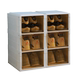 Installation-free shoe box folding shoe cabinet storage artifact