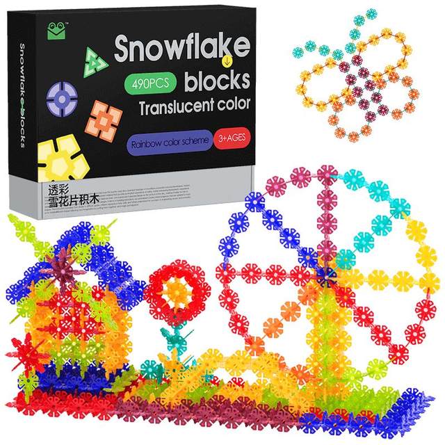 Bailesen light-transmitting three-dimensional thickened snowflakes