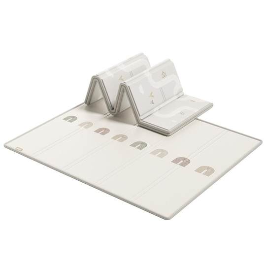 贝易折叠宝宝爬爬垫婴儿加厚家用无甲醛早教中心加厚爬行PU覆膜垫