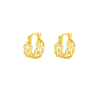 Saturday Fortune 18K Gold Earrings for Women Au750 Colorful Gold Sweet 520 Gift for Girlfriend