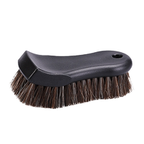 Car interior horsehair cleaning brush leather seat cleaning horsehair car wash detail brush car interior cleaning tool