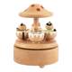 猫的天空之城猫咪乐园木质八音盒旋转机械发条音乐盒女生日礼物