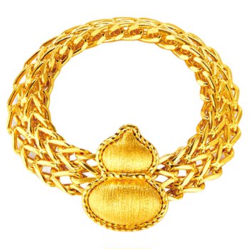 Gold supreme gold gourd ring new chinese style pure gold ring gold gourd gold ring birthday gift price