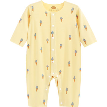 Aengbay baby onesie summer thin pajamas