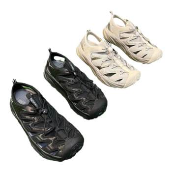 ພາກຮຽນ spring ແລະ summer Baotou hiking non-slip ກິລາພູເຂົາຂ້າມປະເທດພັກຜ່ອນກາງແຈ້ງຫາດຊາຍ sandals ທີ່ເປັນປະໂຫຍດ sandals ເກີບຜູ້ຊາຍ