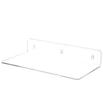 Acrylic shelf wall-mounted partition