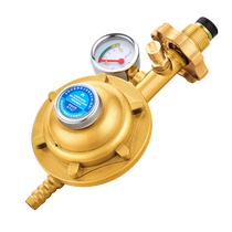 Norme nationale domestique gaz de pétrole liquéfié anti-déflagrant réducteur de pression de gaz soupape de sécurité du réservoir de gaz serrure de fermeture automatique vanne à fermeture automatique de gaz