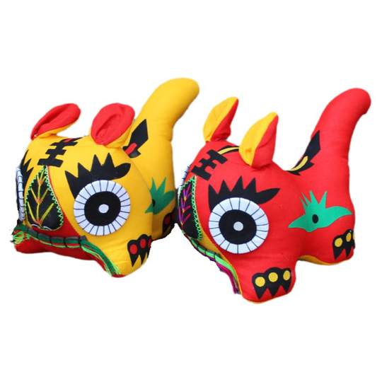 吉祥虎大号布老虎出国礼品中国特色小礼品送老外纯手工布艺摆件