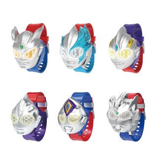 灵动创想奥特曼手表儿童版发光迪迦赛罗变形玩具泽塔男孩生日礼物
