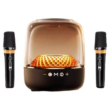 Home ktv audio box set microphone home karaoke bluetooth wireless microphone integrated karaoke singing machine 0k