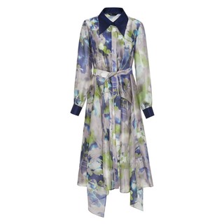 Idpan fashionable commuter shirt dress