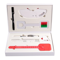 Glasses measurement tool kit multi-functional radian ruler forward tilt angle measuring ruler interpupillary distance ruler Amsler grid