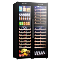 Barks YC-208 open door red wine cabinet thermostatic wine cabinet home living room commercial tea iced bar combined double door