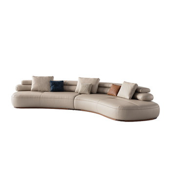 Yingyue sofa modern light luxury high-end curved sofa