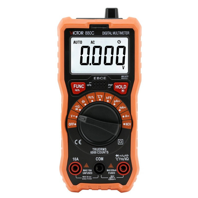 Victory multimeter digital high-precision intelligent anti-burn
