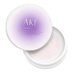 AKF loose powder control makeup make long-lasting snowmelt honey powder cake waterproof and sweat-proof purple afk flagship store ສິນຄ້າແທ້ຈິງ