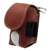 Golf bag hanging on waist portable golf equipment bag PU leather small waist bag waist table tennis outdoor storage