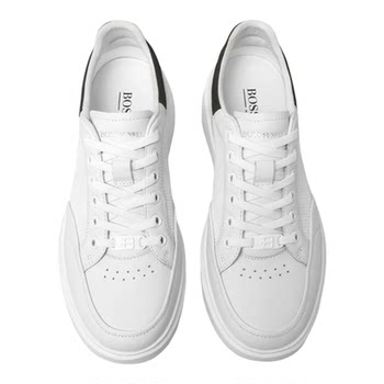Boss shenwei flat shoes men's casual sneakers summer punched breathable sports shoes