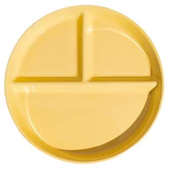 Ceramic 211 fat-reducing grid dining plate round