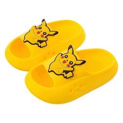 Stepping on shit children's cold slippers Summer boys, girls, anti -slip soft bottom home bathroom bathing quiet parent -child