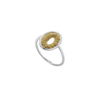 Mini velvet mirror ring 925 sterling silver