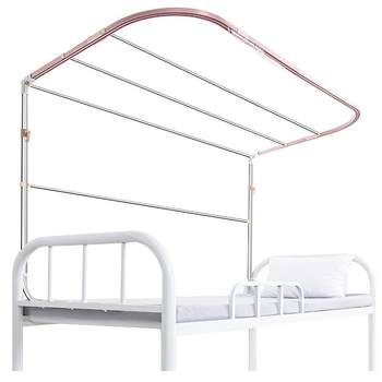 U-shaped track liftable bed curtain bracket for dormitory