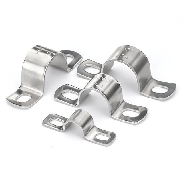 Factory 304 stainless steel riding tube clamp thickened