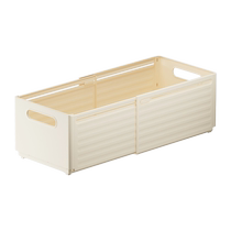 Desktop storage box small retractable plastic box rectangular storage sundries clothing organization box 917