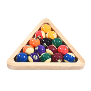 美式黑八摆球框台球架实木三角框斯诺克桌球三脚架菱形架台球配件