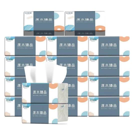 Jinlaiya 4-lagige kleine bunte verdickte Papierhandtücher, große Packung, Baby-Gesichtstücher, Servietten, Toilettenpapier, Toilettenpapier, Toilettenpapier