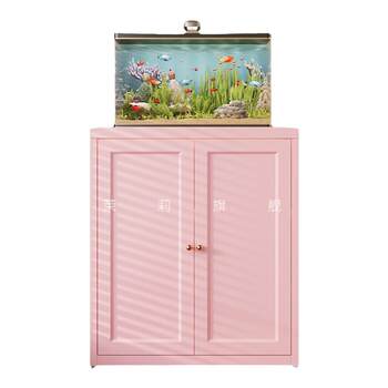 Balcony storage cabinet sun protection and waterproof floor storage against the wall