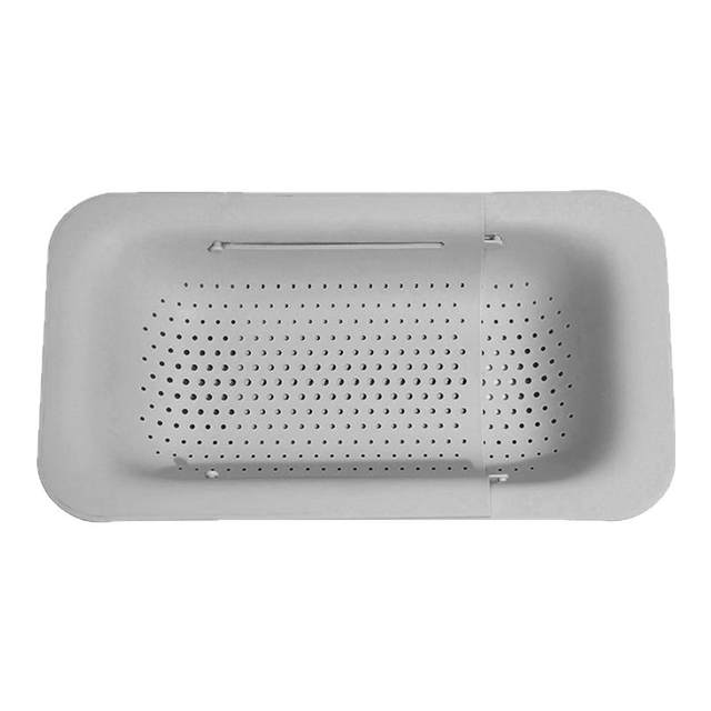 Retractable drain basket pool basket vegetable wash basin