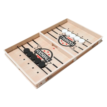 Two-player parent-child interactive bouncing chess wooden large tabletop duel educational attention childrens toy 1589