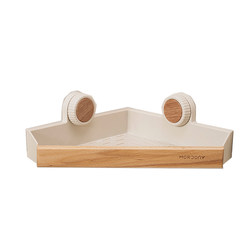 Bathroom Shelf, No-Drill Wall-Mounted Triangular Rack, Toilet Washstand Shelf, Wall Corner Storage Rack