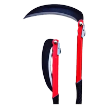 Germanys new sickle cutting grass knife folding agricultural outdoor machete weeding deviner Qingming long handle high manganese steel thickened